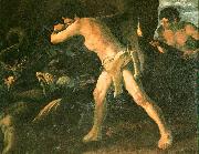 Francisco de Zurbaran hercules fighting the hydra of lerna oil painting